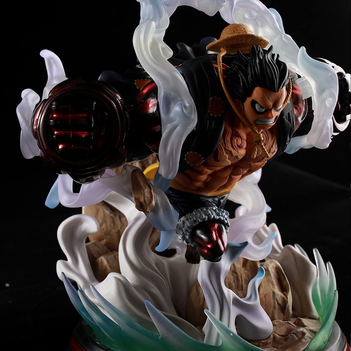 Amazon.co.jp: ワンピースGK鉄拳ルフィ24センチキャラクター彫像pvc
