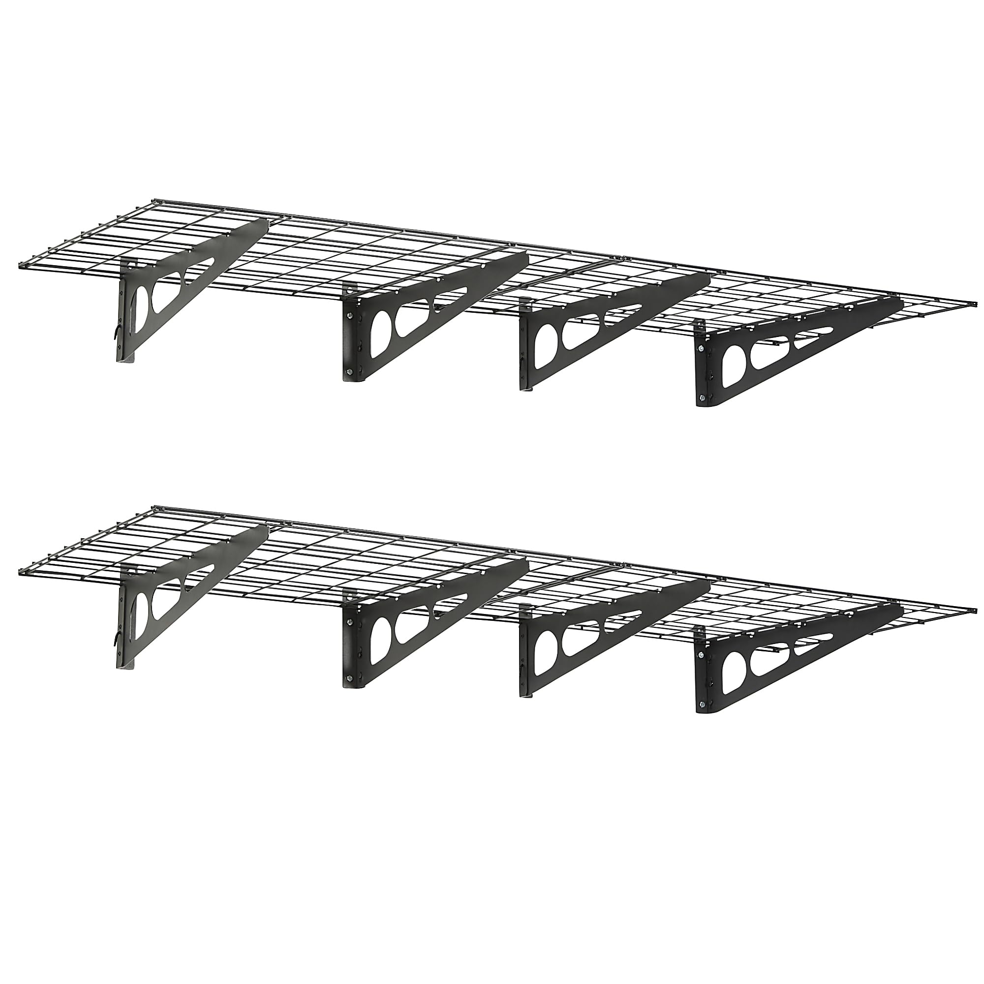 Amazon.com: Klutch Wall-Mount Garage Storage Shelves, 7.9in.H x