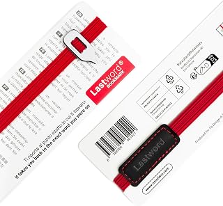 Special Bookmark, Elastic Bookmark for Men, Women and Kids, Great Gift Idea for Readers, Graduation, Birthday, Cute Gifts for Teachers, Design Gifts - Lastword Red
