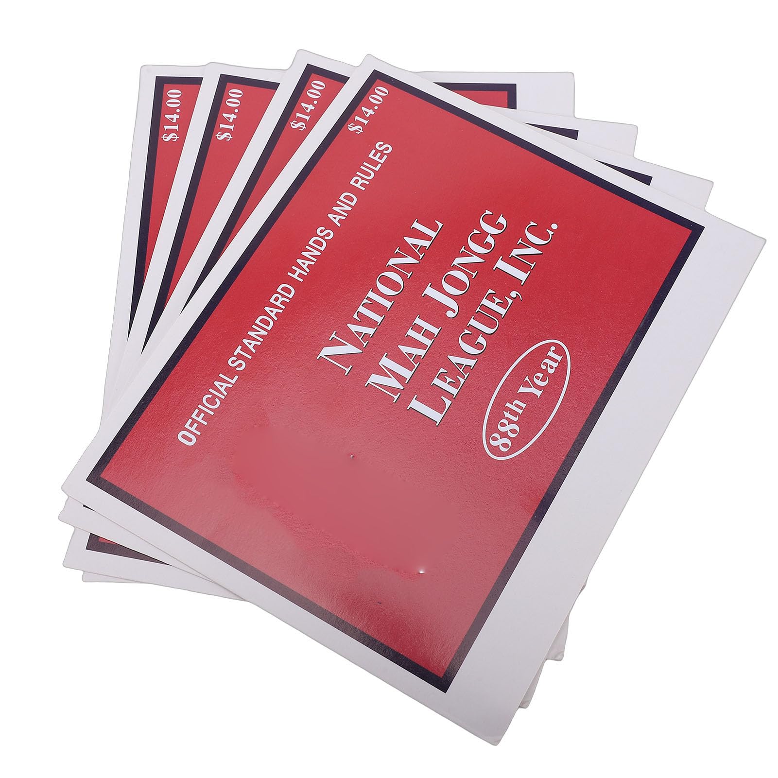 4PCS Mahjong Score Cards, Rule Reference Guide, for Beginners Multiple Players Home Entertainment Travel Party Games