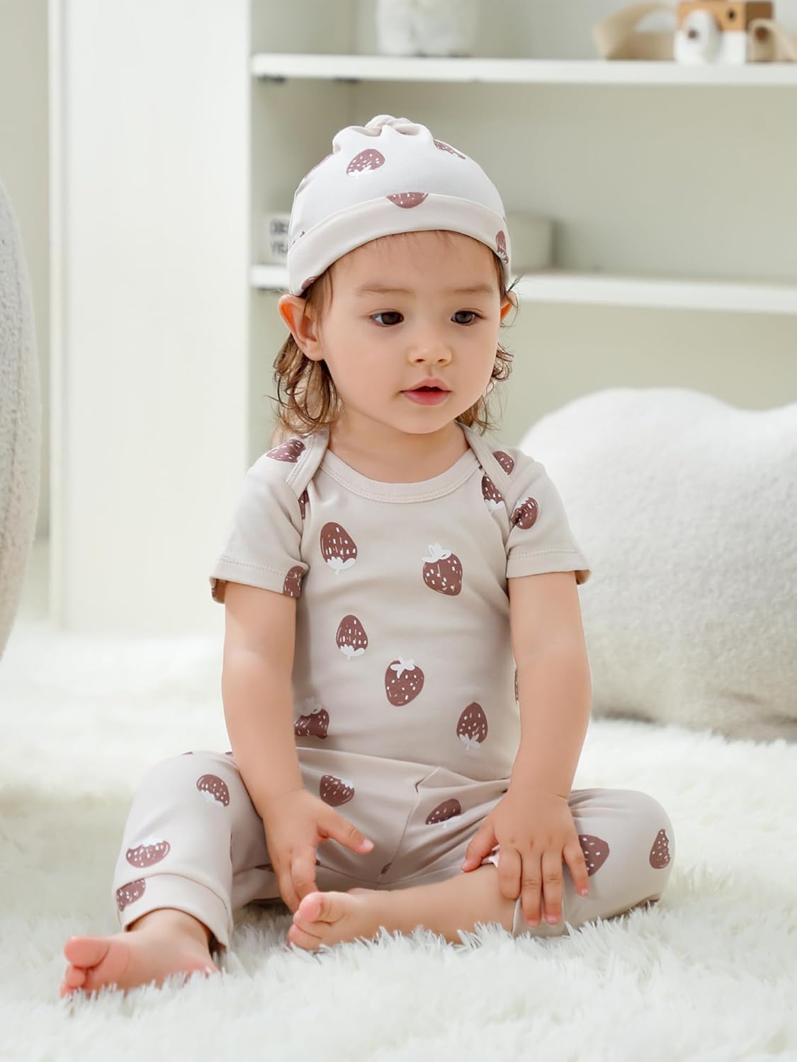 Baby Boy Girl Clothes Cotton Unisex Newborn Layette Gift Set and Accessories 18 Pack Baby Outfit 0-12Months