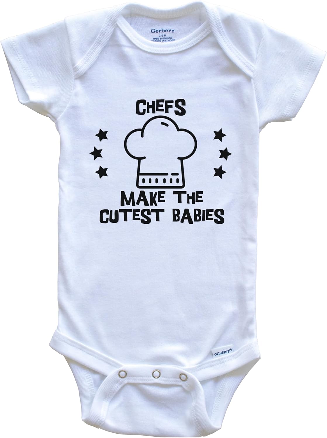 Chefs Make The Cutest Babies Funny Chef Baby Bodysuit
