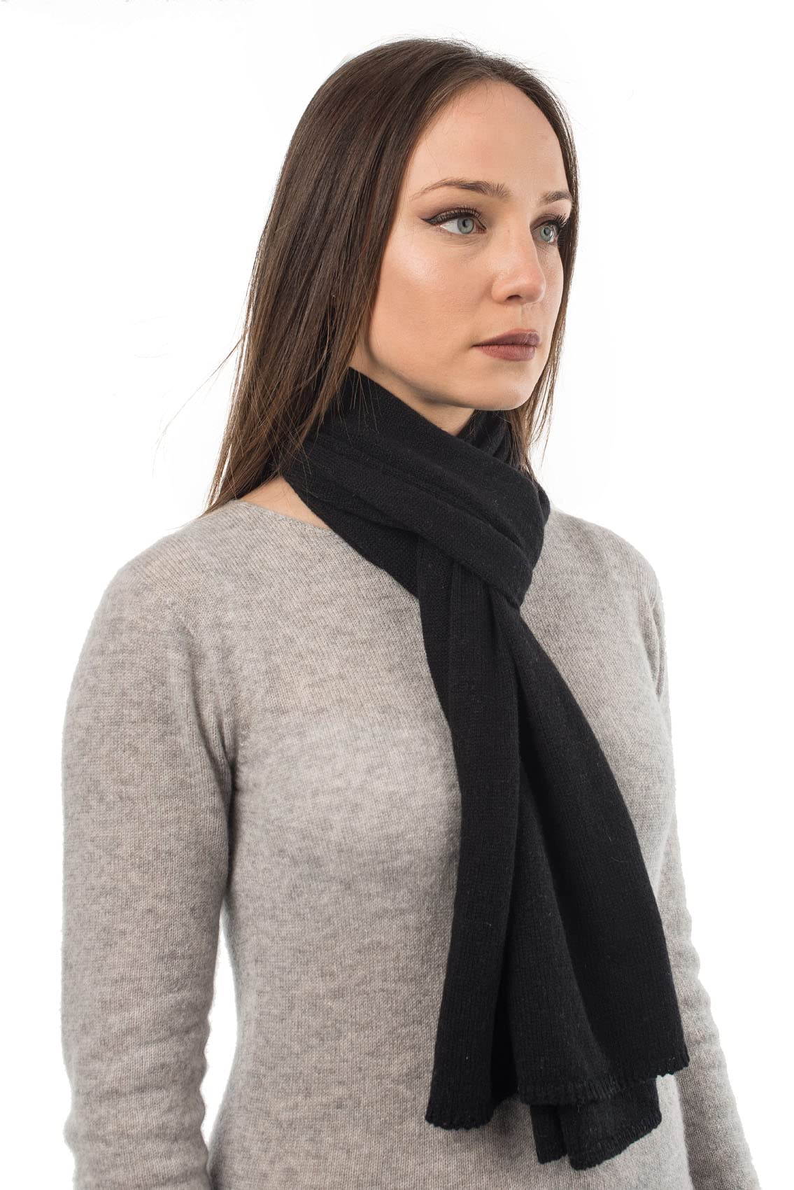 DALLE PIANE CASHMERE Sciarpa Donna 100% Cashmere | Sciarpa versatile in ogni stagione, elegante idea regalo per lei e per lui, autentico lusso italiano Made in Italy
