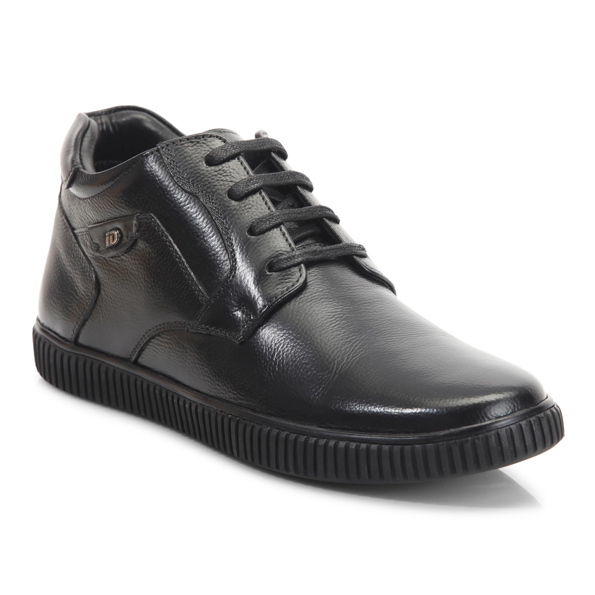 ID Mens Leather Black Lace-Up Casual Sneakers (B0CJC7KRMB) Amazon Price History, Amazon Price Tracker