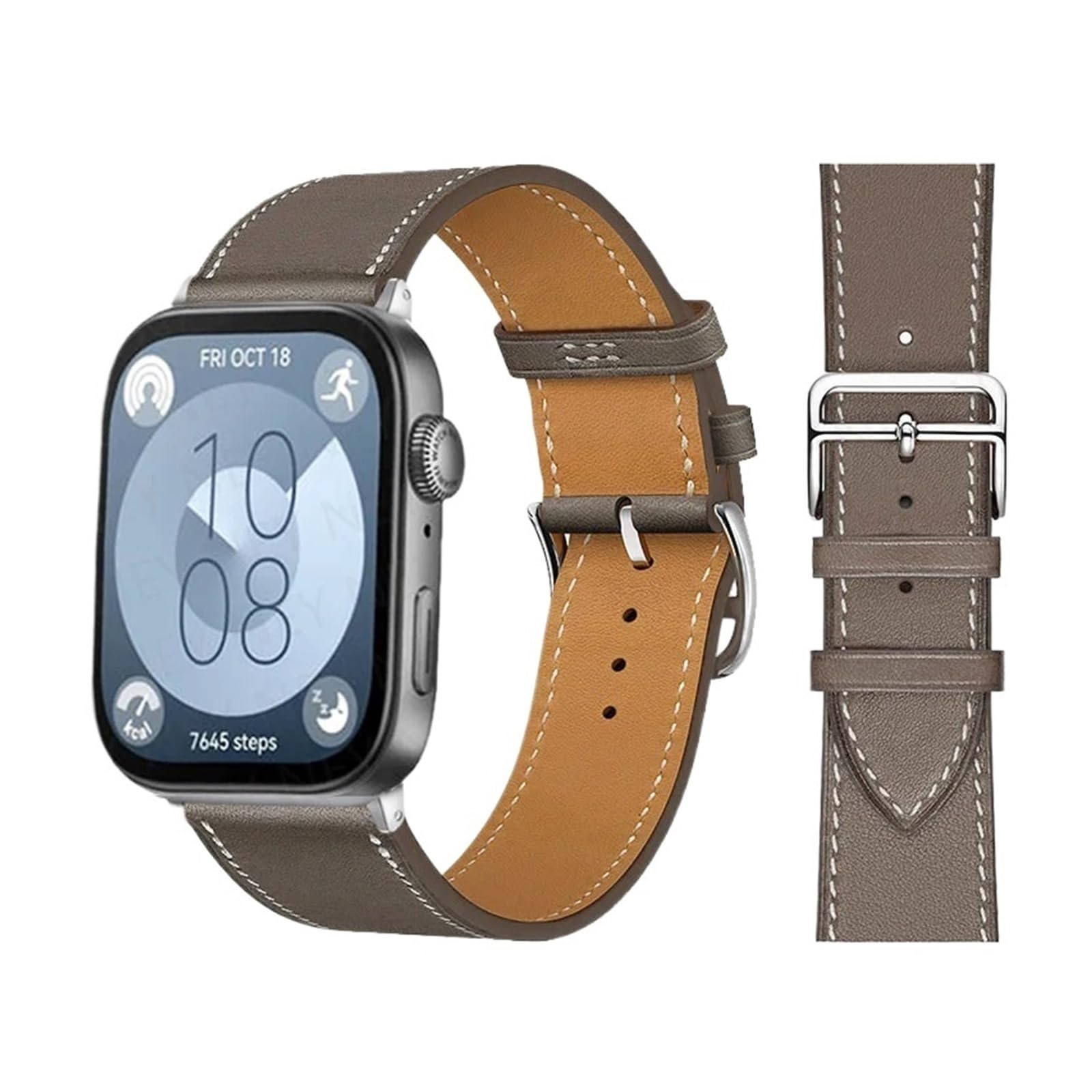 DASEB Pętla retro dla Huawei Watch Fit 3 Pasek włoska skórzana bransoletka z krowienia Opaska na rękę Szybki zamiennik pasmowe pasma obserwacyjne dla Huawei Fit 3 Fit 2 Watch Band