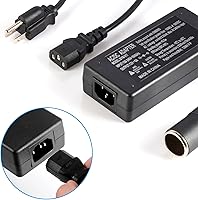 Vista 4 de SINGARO Convertidor de CA a CC, 110-240V a 12V 5A 60W Enchufe para encendedor de cigarrillos de coche, Adaptador de encendedor de cigarrillos