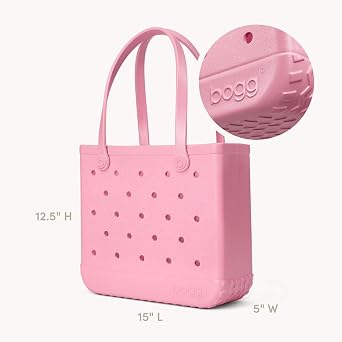 BOGG BAG Medium Tote 15 x 12.5 x 5 Durable, Washable, Tip-proof Beach, Pool, Boat, Work, Sports