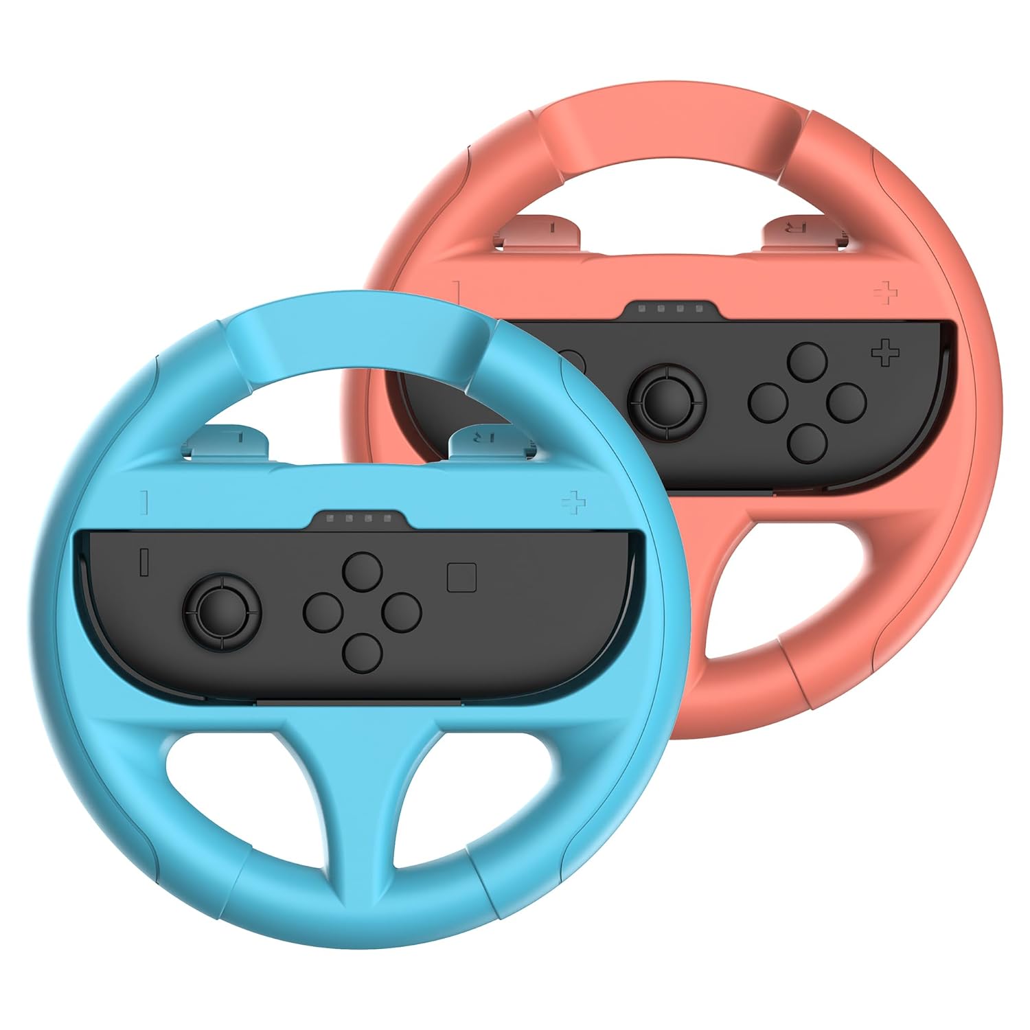 Subsonic - 2 Pack Ruffles for JoyCon's Nintendo Switch and Switch 2 - Compatible with Joy-con Switch and Switch 2 - Blue & Red
