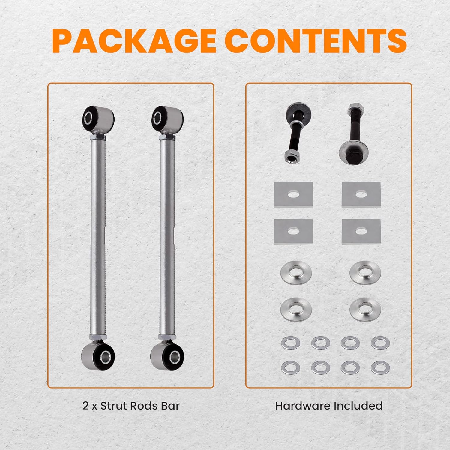 maXpeedingrods Adjustable Rear Strut Rods for 1963-1979 Chevrolet Corvette