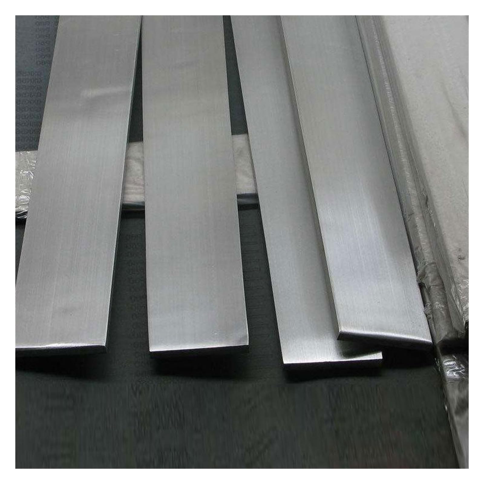 Chapa Aluminio Longitud 500 mm Acero inoxidable 304 Espesor de acero plano 1 mm Hoja de acero inoxidable Ancho de barra plana 5/6/8/9/10/12/15/18/20-85 mm(1x80x500mm 1pcs)