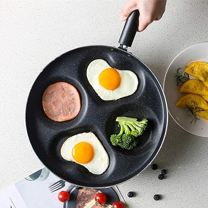 UBERSWEET Frying Pan, Safe Easy to Clean Firm Connection Kitchen Utensils Prevent Stick for Restaurant for Household |