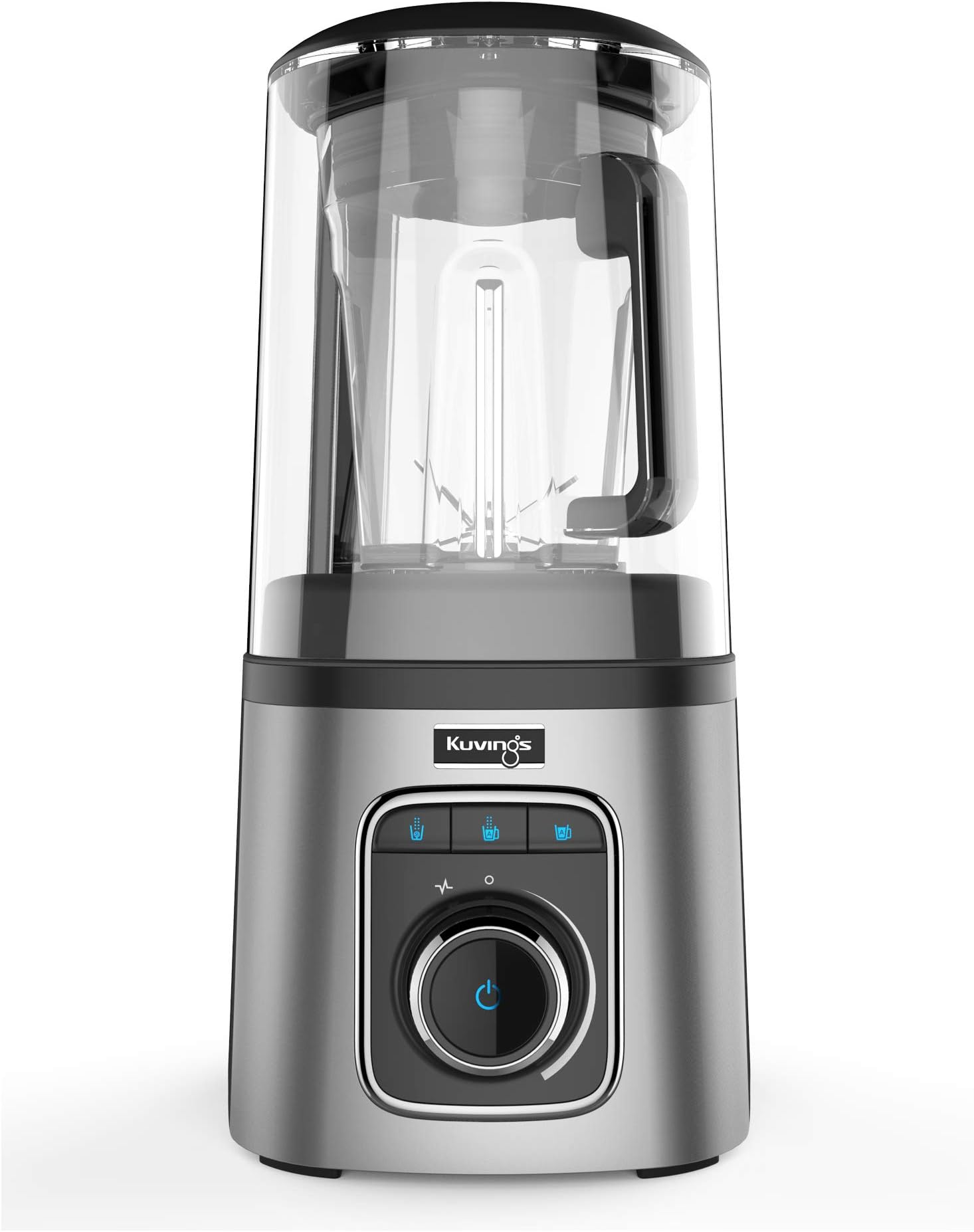 Kuvings Vacuum Sealed Auto Blender SV500S with BPA-Free Components, Quiet Blender, Virtually No Foam, Heavy Duty 1700W Motor, Silver