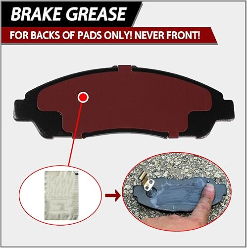 Miniatura 5 de Reemplazo de pastillas de freno de cerámica de fibra de carbono delanteras y traseras para Avalanche Silverado Suburban GMC Sierra 1500