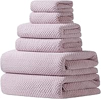 Vista 14 de Juego de toallas de baño extra grandes para baño, 30 x 60 pulgadas, toallas de ducha de microfibra súper suaves y ligeras de secado rápido