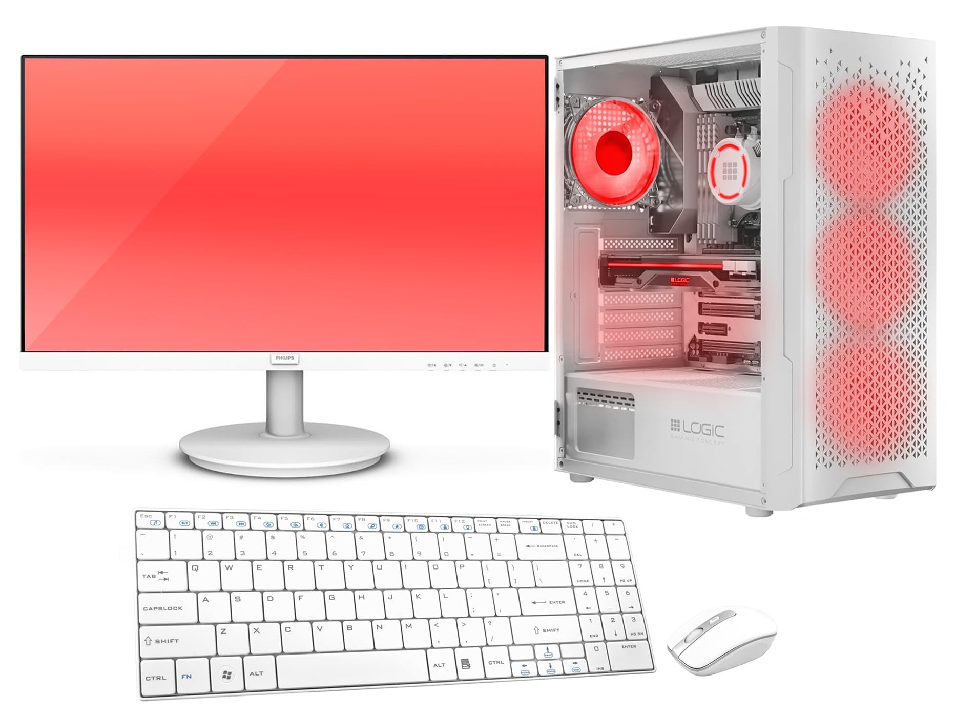 VIST Gaming Ryzen 7 5700G - RAM 32Go - SSD 1To M.2 - WiFi - LCD 24 - Windows 11 Pro