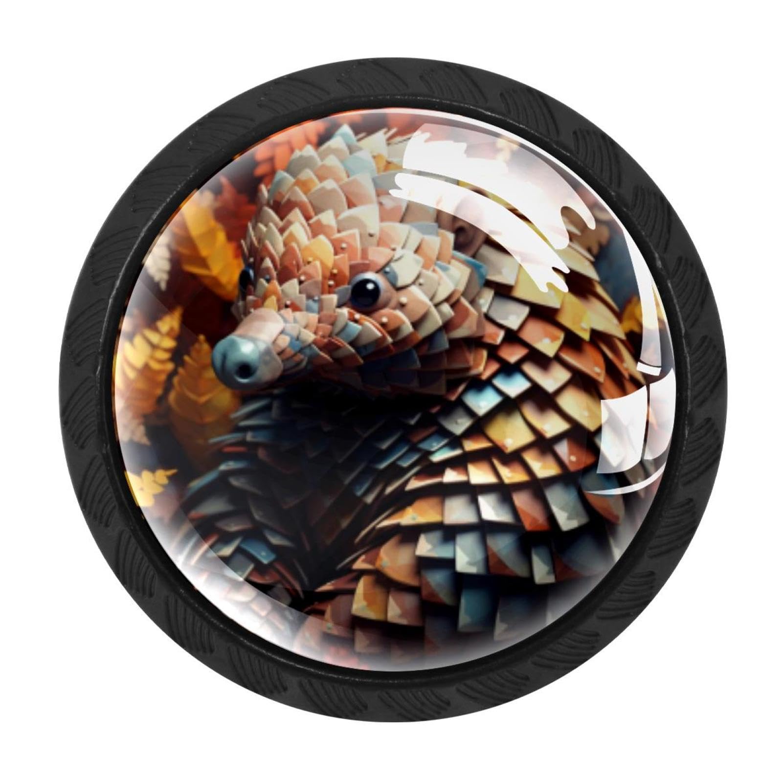 Chenzzzz Multicolored 06 Pangolin Drawer Knobs Pull Handle Crystal Glass Circle Shape Cabinet Drawer Pulls Cupboard Knobs With Screws For Kitchen Cupboard Dresser Wardrobe Etc