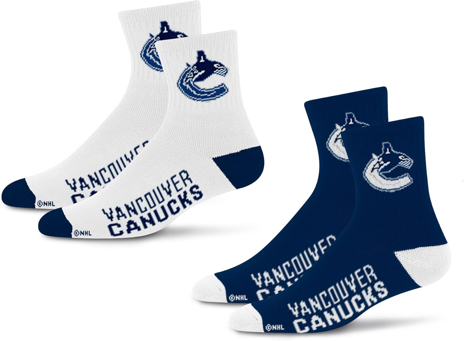 For Bare Feet NHL unisex-adult Quarter Sock