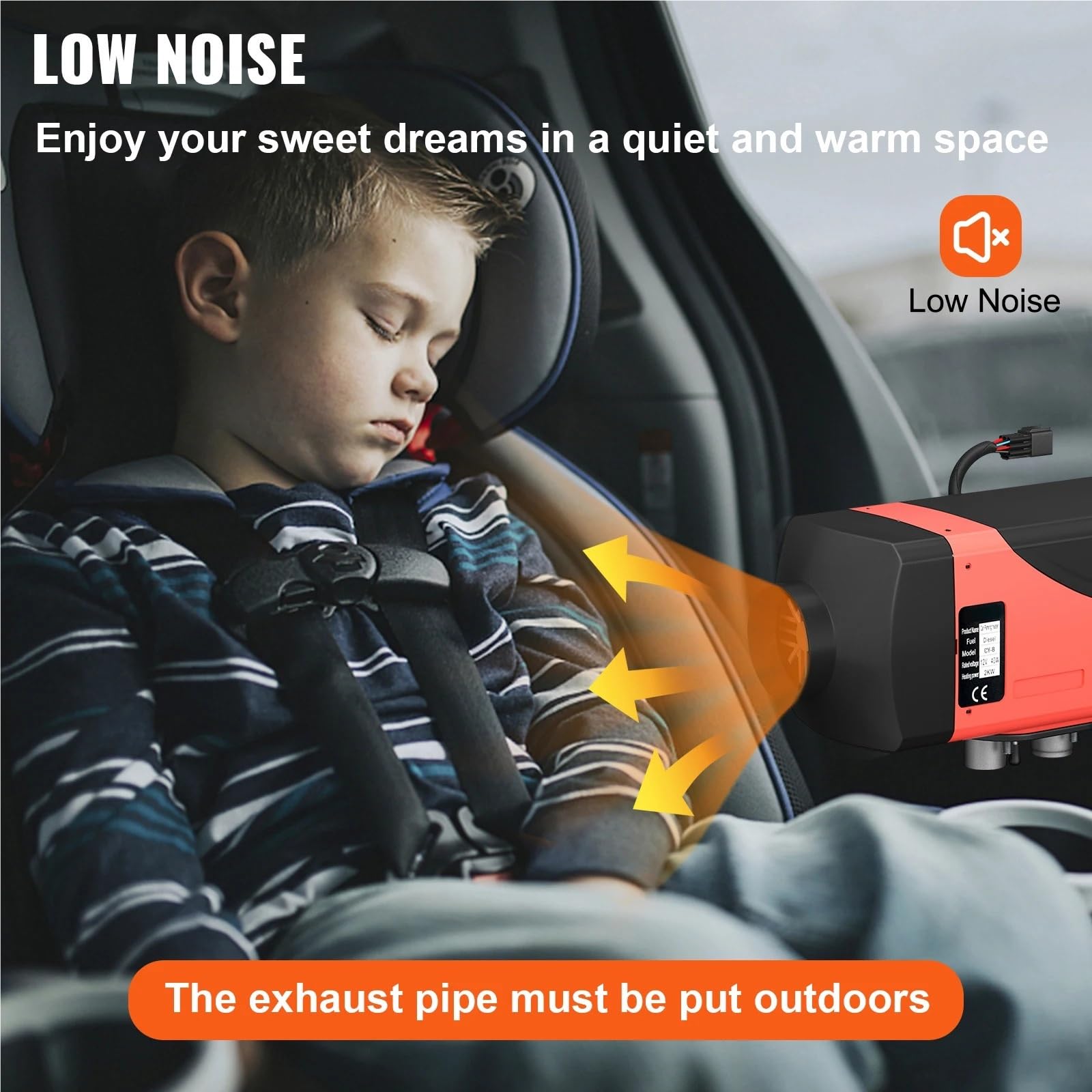 napędowego All-In-One 12 V 2 KW Nagrzewnica Powietrza Na Olej Napędowy Nagrzewnica Postojowa Nagrzewnica Powietrza Na Olej Napędowy Z Niskim Poziomem Hałasu Przełącznikiem