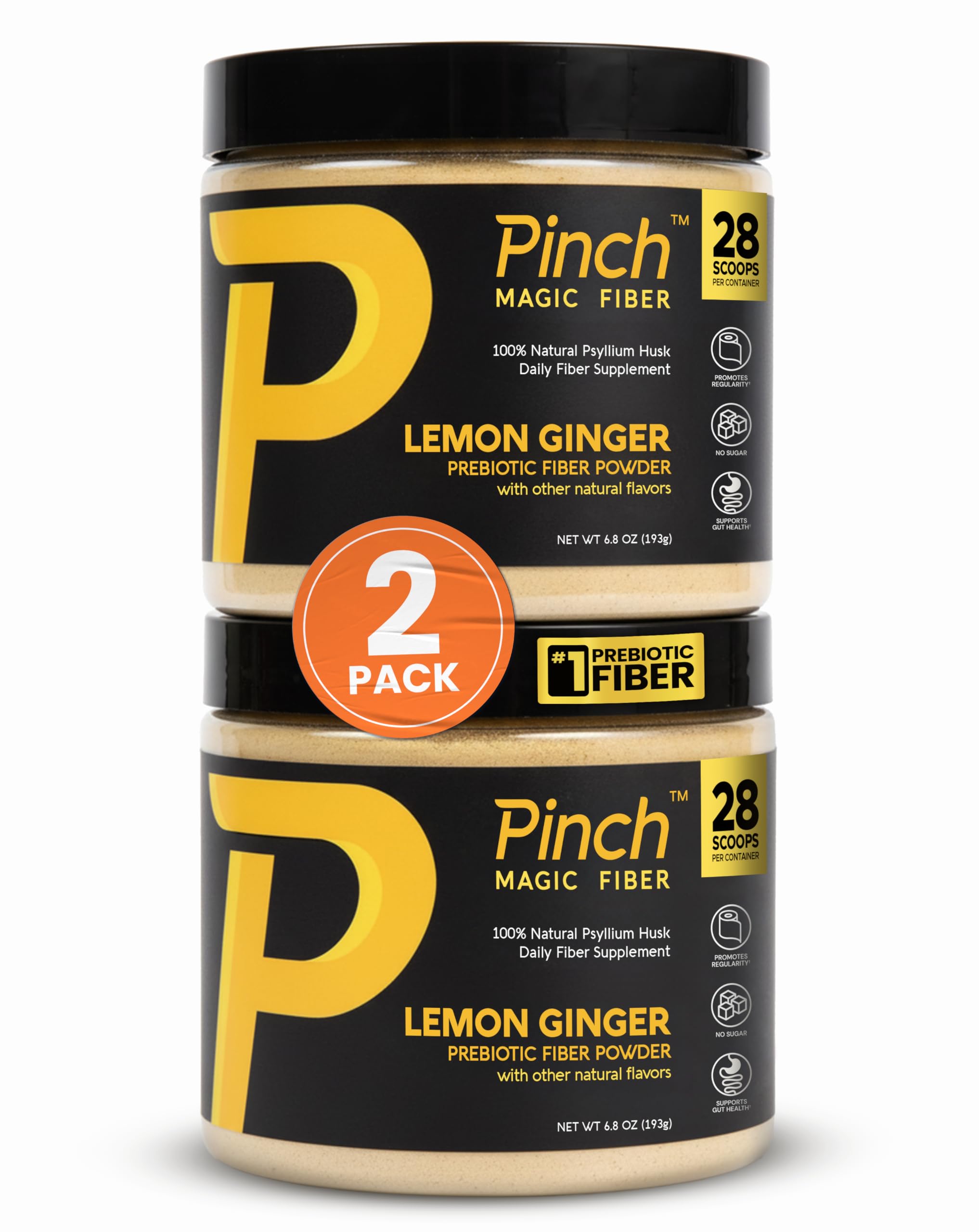 Pinch Magic Sugar-Free Psyllium Husk Fiber, Tropical, GLP-1 Support — Amazon image 12