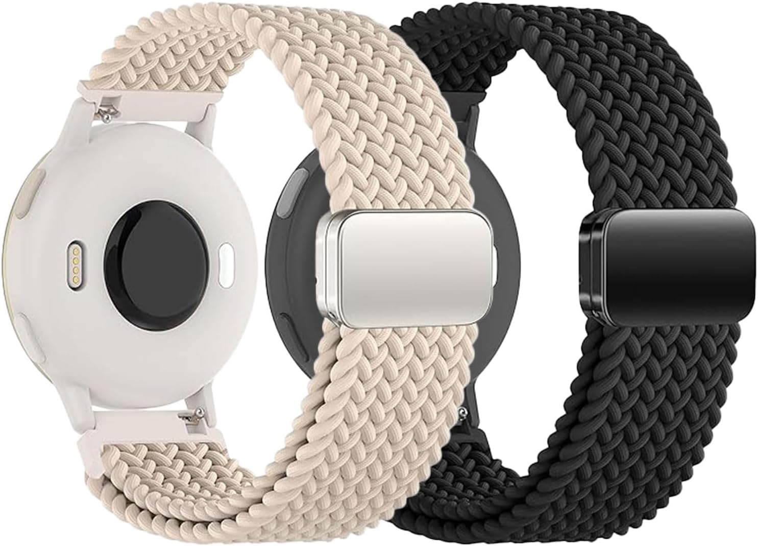 20MM Braided Stretchy Band Compatible for Fitpolo AR-01 / aeac AR-01 Smart Watch, Soft Elastic Strap Bracelet Wrist Bands for AR-01 Smart Watch, Accessory for Men and Women