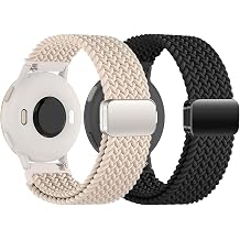 22MM Braided Stretchy Band Compatible with Shock Clock Max Bands, Pavlok Shock Clock 3, Max Smart Watch, Soft Elastic Strap Bracelet Wrist Bands
