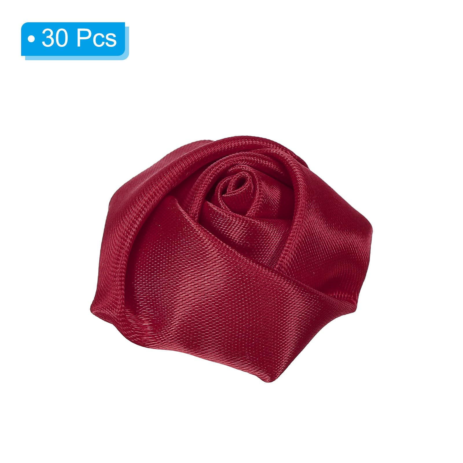 PATIKIL 1.6" Satin Ribbon Roses - Image 3