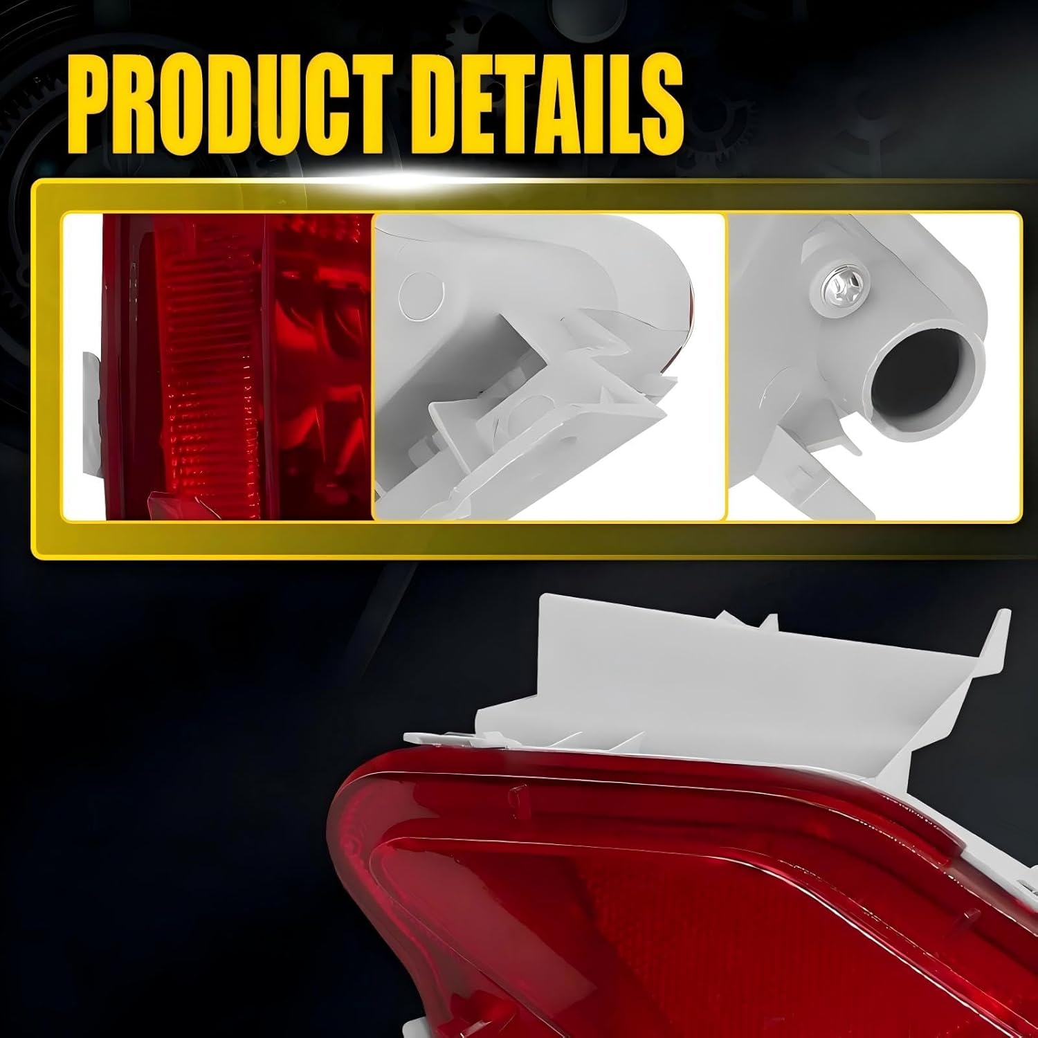 Rear Bumper Reflector Light Assembly Passenger Side 81480-0R020 81480-42040 TO1185107 for Toyota RAV4 2013 2014 2015