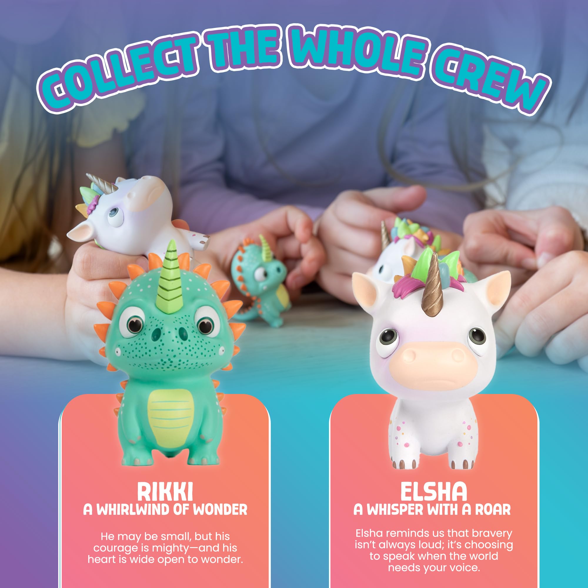 Rikki Unicorn Dinosaur Vinyl Figure - Ages 4+ -7