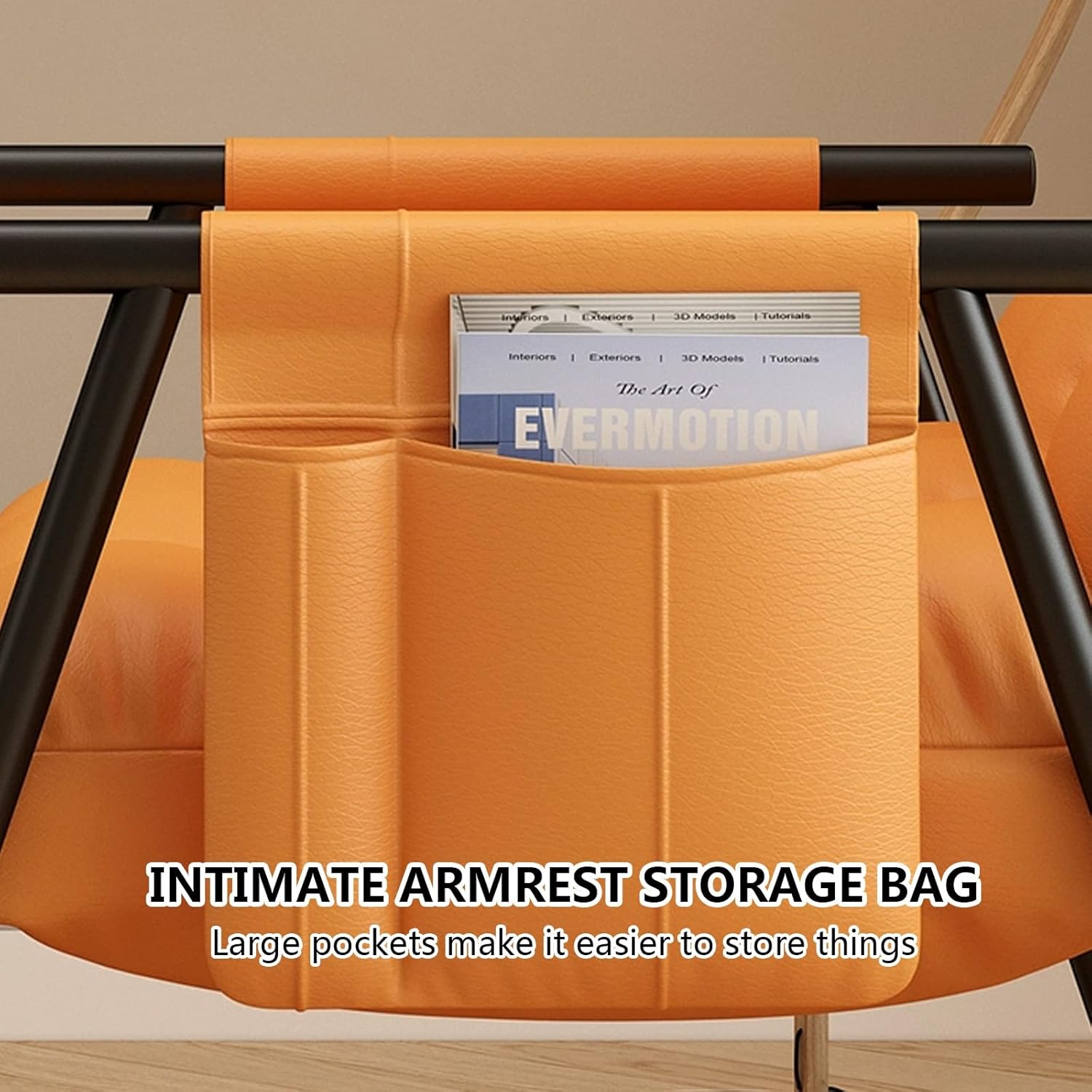 Modern Bedroom rocking chair with cushion, Comfortable living room Sofa Lounger, garden lounge chair with armrests, Indoor Breathable camping rocking chair, ergonomic chair,Adjustable backrest. ( Colo