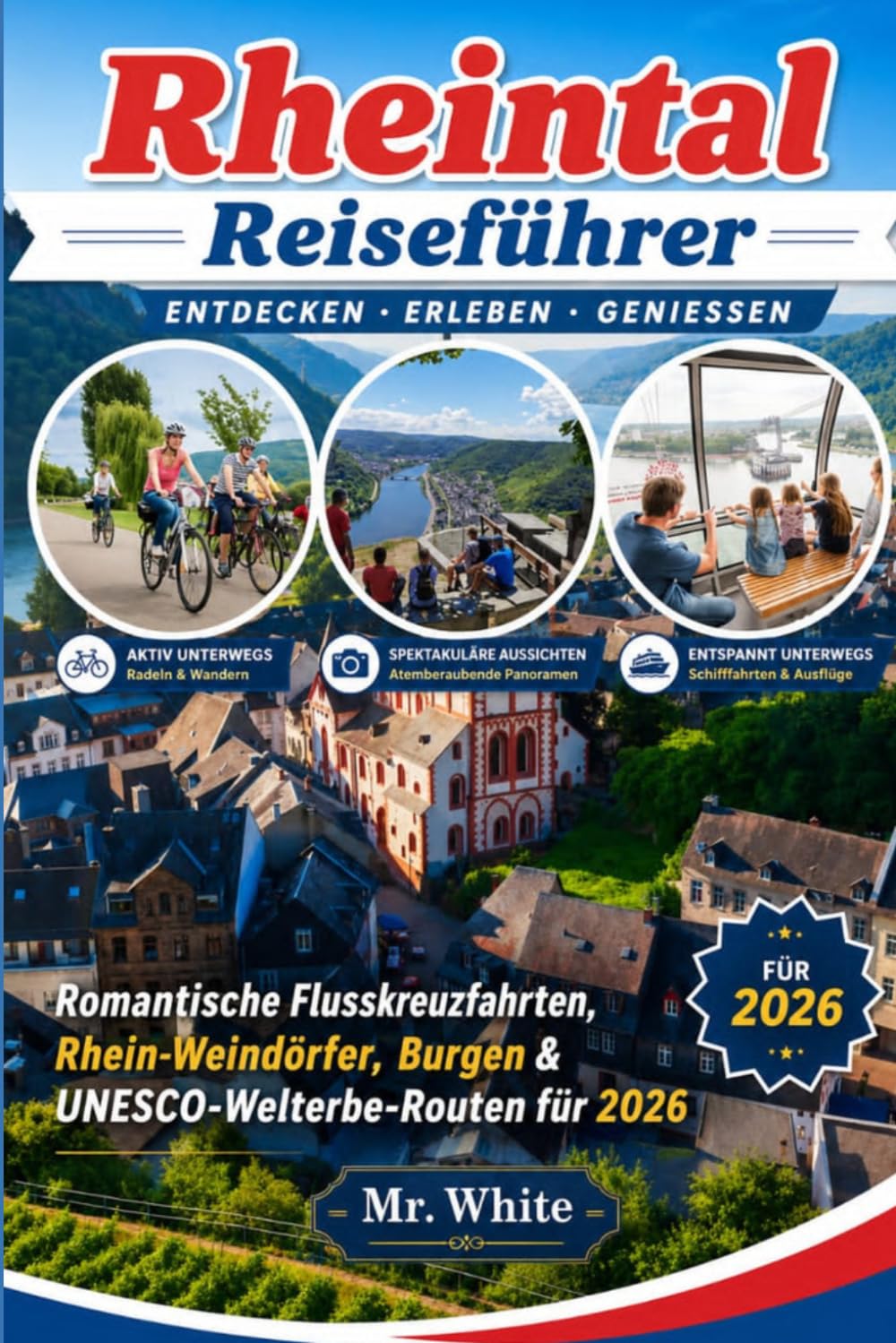Rheintal Reiseführer 2026: Romantische Flusskreuzfahrten, Rhein- Weindörfer, Burgen & UNESCO-Welterbe-Routen für 2026