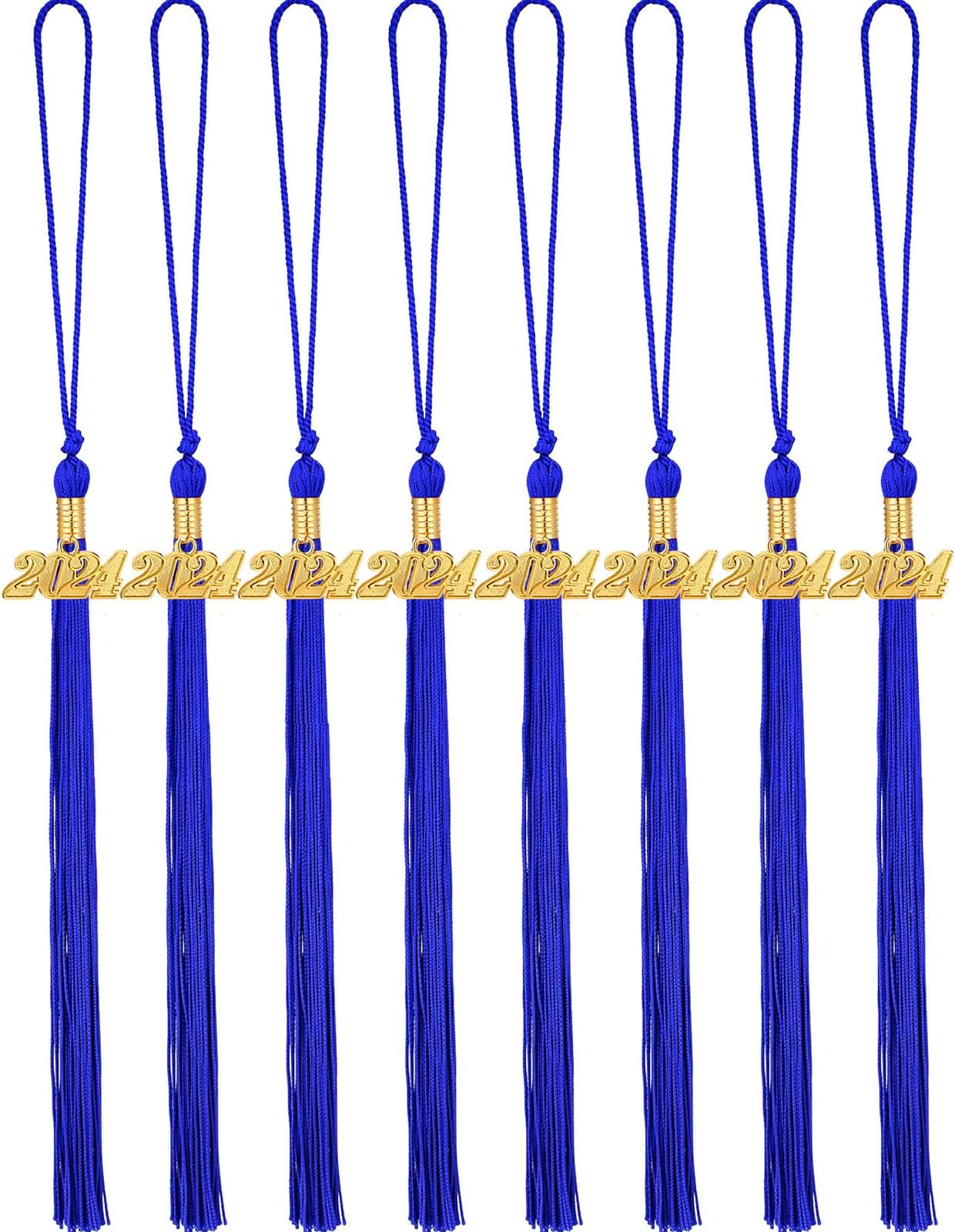 12 Pieces Graduation Tassel with 2023 Charm for Graduation Cap, Charm Graduation
