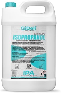 Sponsored Ad – GiDeli Isopropanol 99.9% 5L - Isopropyl Alcohol Cleaner High Percentage - Cleaning Alcohol for Electronics,...
