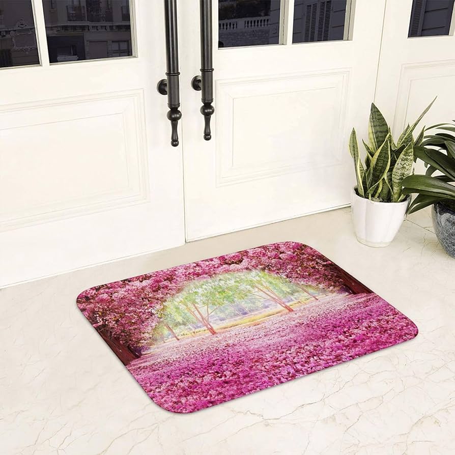 ラグ ラグマット Hot Pink 約125cm × 約179cmⓉ カーペット ラグ ラグマット 可愛い おしゃれ 滑り止め付き