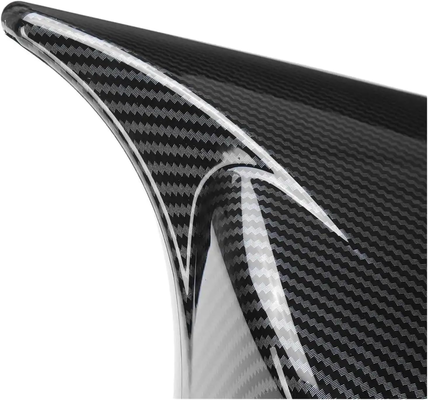 Pair Car Side Rearview Mirror Cover Cap Shell Case Compatible for Lexus IS200 250 300 350 2014-2020 M Style Rear View Mirror Cover Cap(Carbon Black)