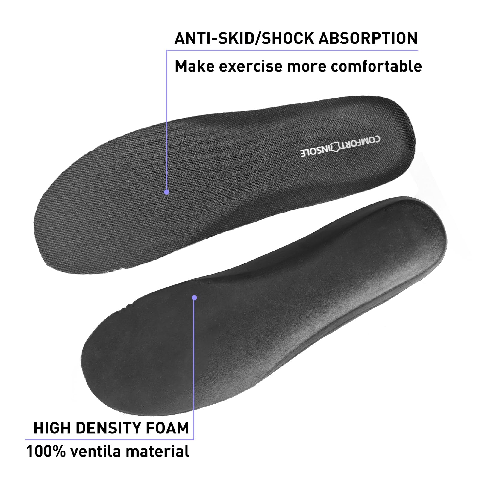 Plantillas Confort Suave para On Cloud Zapatillas, Amortiguación Cómodas
