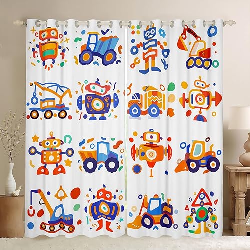 Miniatura 10 de Feelyou Cortinas educativas para niños, para dormitorio, colección ABC, números y formas, aprendizaje con aislamiento térmico, cortinas de ventana