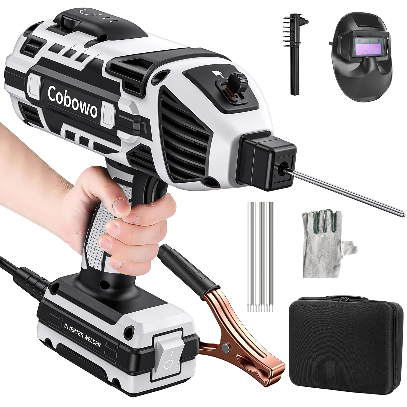 CBONE ゾロ240 Portable Electric Welding Machine, Upgraded 110V ARC Welder