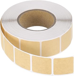 PATIKIL Parches de Objetivo 1 Rollos 0.87" Objetivos de Cartón para Disparar 1000 Piezas Pegatinas de Objetivo Autoadhesivas para Práctica en el Campo de Tiro Marrón Claro