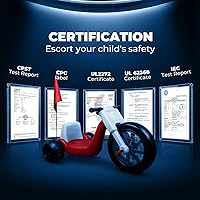 Vista 2 de MOSTA Triciclo eléctrico para niños, juguete de paseo de 24 V con control de velocidad parental, velocidad ajustable de 3 a 6 MPH, rueda delantera