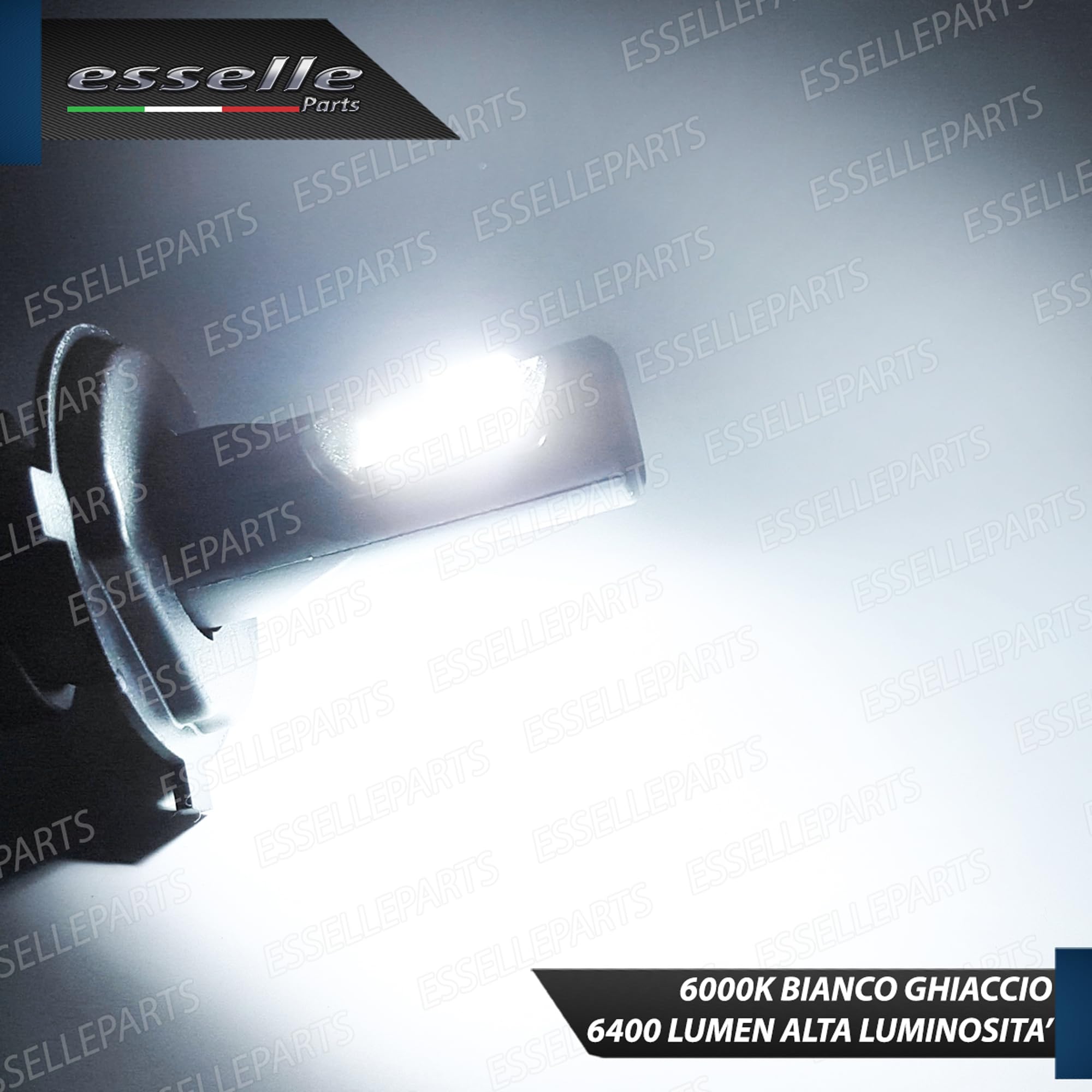 Kit Full LED H7 Canbus 6400 Lumen 6000K Bianco Ghiaccio Plug & Play