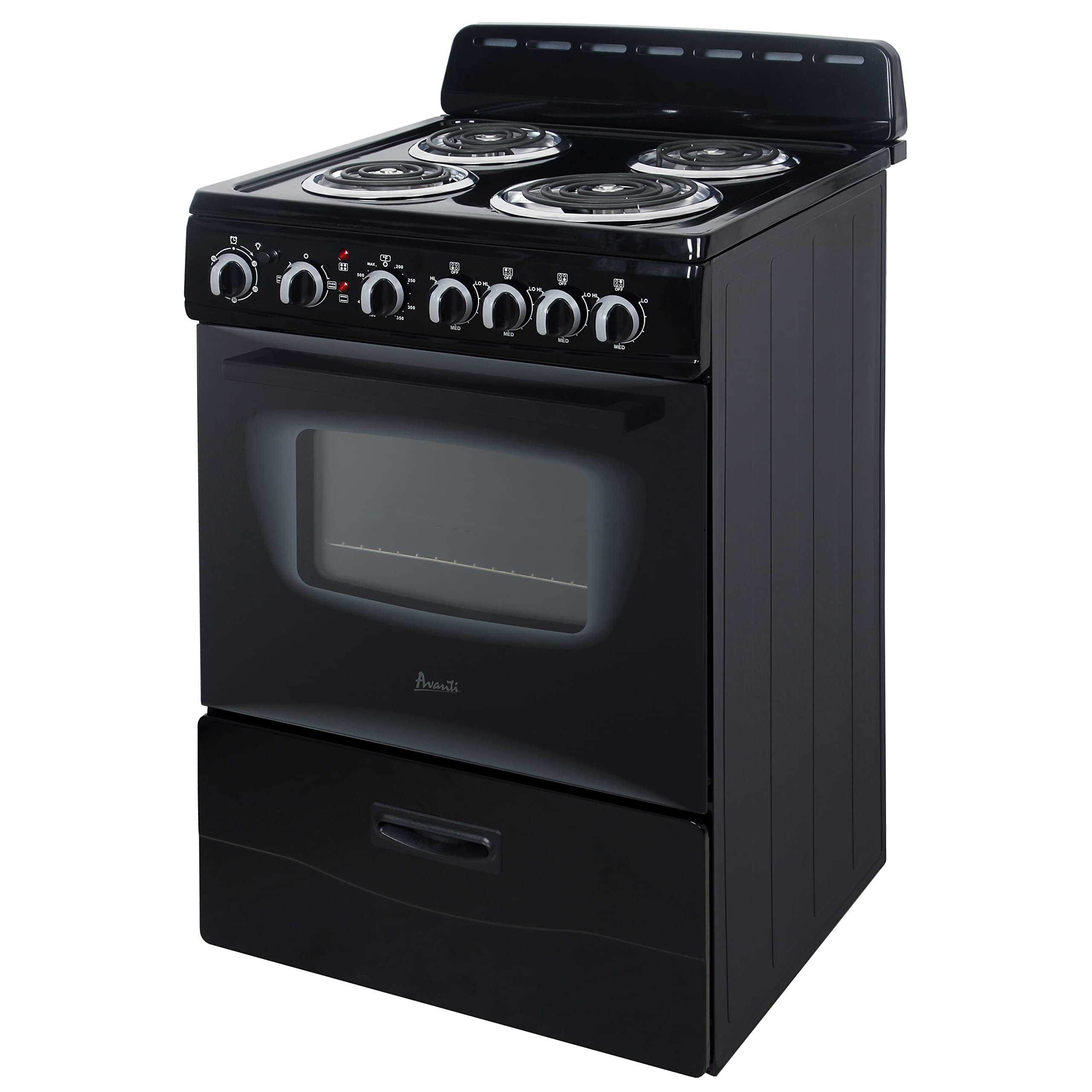 Avanti 20 Electric Range Oven with Framed Glass Door, in