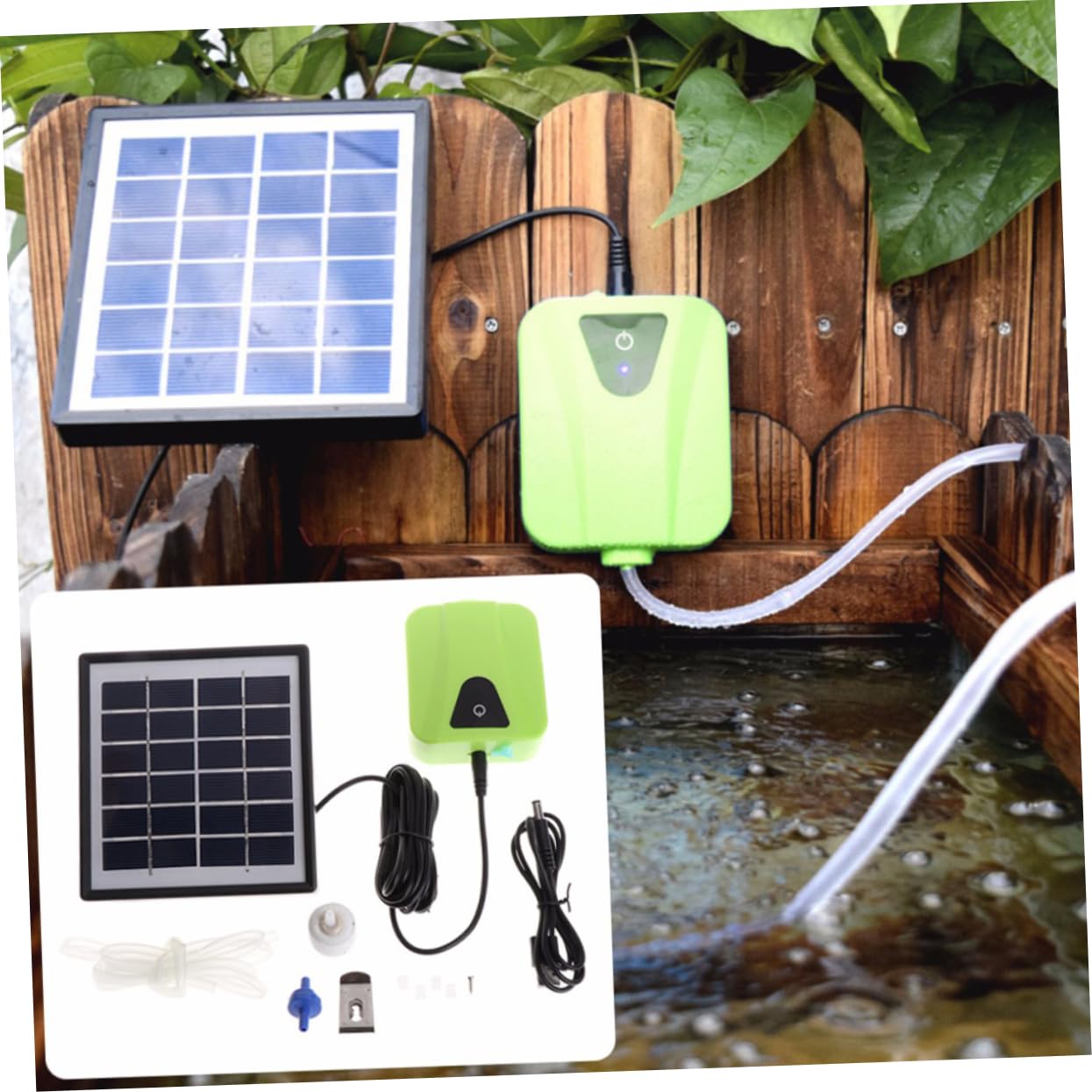 3 Piezas Aireadora De Estanque De Aireador para Estanque Accesorios De Aire Accesorios para Peces Betta Pecera para Peces Betta Aireador De Energía Solar De Agua