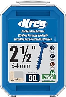 Kreg SML-C250B-50 Blue Kote Pocket Screws, 2 ...,