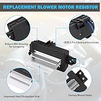 Vista 7 de Módulo de control del ventilador de resistencia del motor del ventilador de CA, apto para Chevrolet Silverado Avalanche Suburban Tahoe 2003-2007