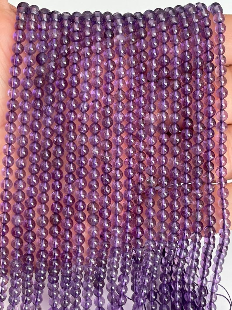 Améthyste naturelle 3mm : perles rondes facettées pour créer vos bracelets d'été