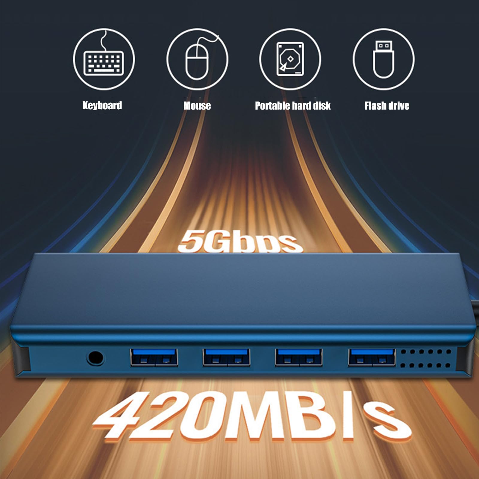 USB C Docking Station Doppio Monitor Adattatore 12 In 1 Adattatore USB C Con VGA Gigabit Ethernet 4 Lettore di Schede Porta USB3.0