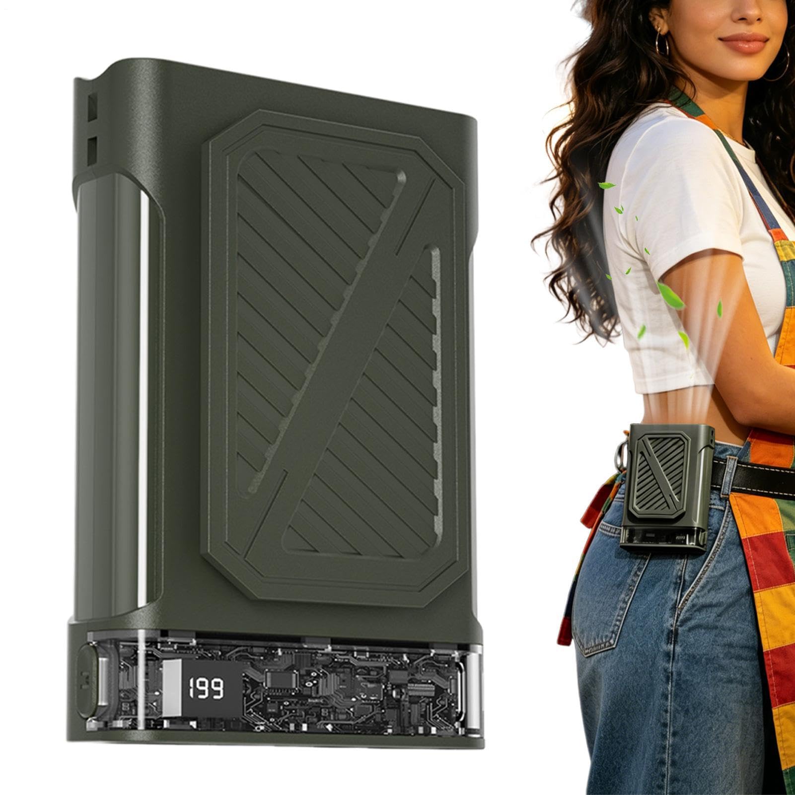 Ventilador de cuello para trabajo al aire libre y deportes de verano