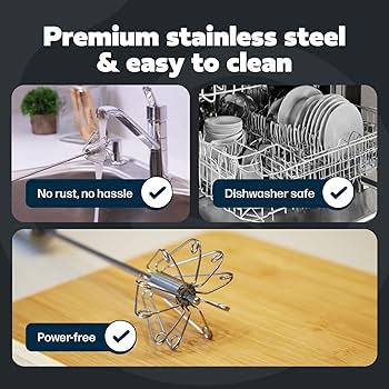 Eggnogger's 'Stache/JUST IN FOOLING セット Amazon.com: Stainless Steel Egg Whisk - Easy to Use Semi