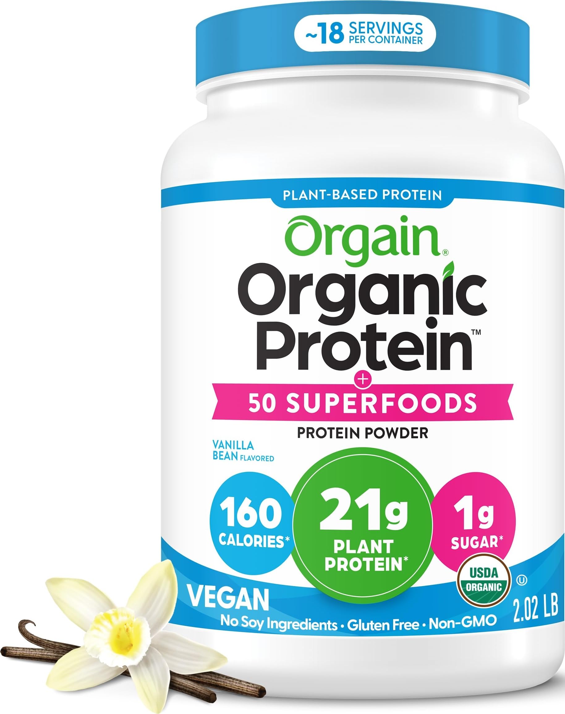 Orgain Organic Protein + Superfoods Vanilla