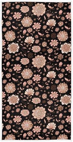 フェイスタオル 薄手 タオル 人気 おしゃれ 抗菌防臭 ダリヤ 和風 花柄 速乾 子供 こども ふわふわ 耐久性 装飾